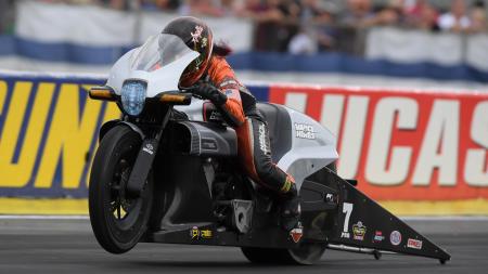 It's not just cars at U.S. Nationals. I also enjoy the Pro Stock Motorcycles.