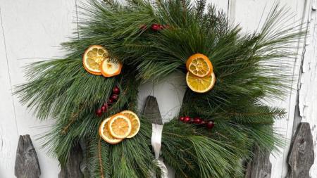 Coffee and Winter Wreath Making Workshop (Photo courtesy of Roots and Wings Facebook page)