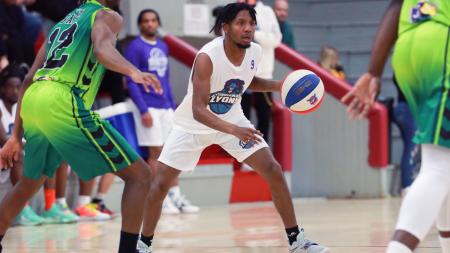 No one is better prepared for the speed of ABA games than 2x ABA All-Star Jordan "Flash" Hidleburg. (Photo by TOPPLevel Entertainment, LLC)