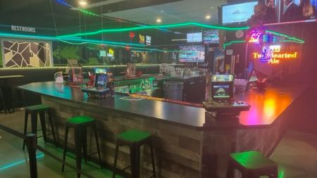 New and Improved Bar at Press Play Gaming Lounge