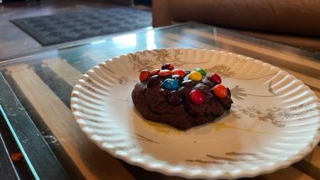 Double Chocolate Chip and M&Ms at the Beehive