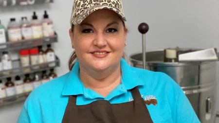 Andrea Snyder, owner of The Fudge Kettle