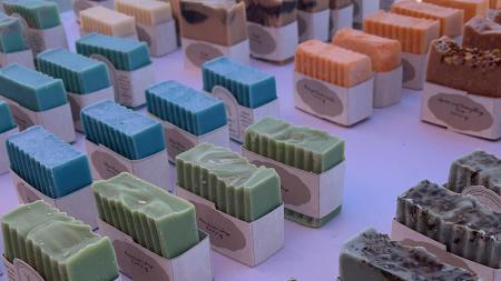 Handmade Soaps (photo courtesy of the Danville Chambers Farmers Market Facebook page)
