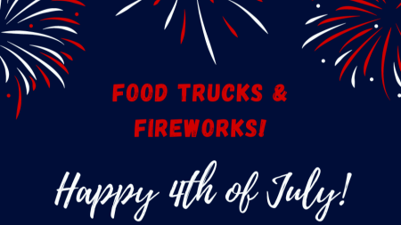 Enjoy food trucks and fireworks in Danville on July 4.