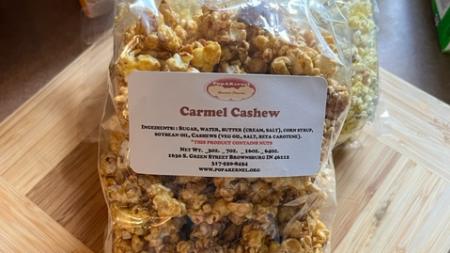 Carmel Cashew Popcorn from Popakernel Popcorn