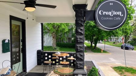 Front Porch of Creation Cookies Cafe