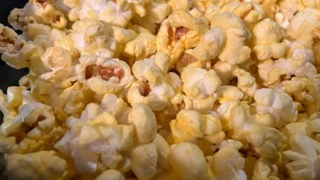 Enjoy the smells and tastes of popcorn.
