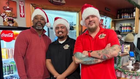 Chico, Juan, and Bob of Best Friends Coffee & Bagels (Photo courtesy of Best Friends Facebook)