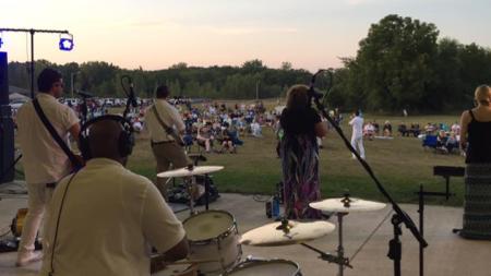Concert by the Creek at Washington Township Park (Photo courtesy of the Washington Township Parks & Recreation Facebook Page)