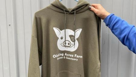 Sweatshirts from Oinking Acres Farm Rescue & Sanctuary