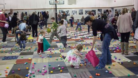Easter Egg Hunt at the Well Community Center (credit: THEWELL.community on Facebook)