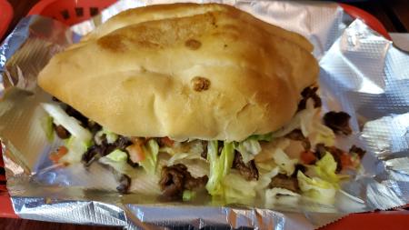 mexican food torta at el ocho loco in erlanger ky