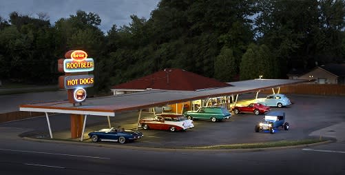 Gene's Root Beer and Hot Dogs Drive in American restaurant in Anderson