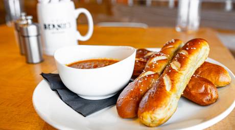 Soft Pretzels at Bernie's Restaurant & Bar Glenside 2019