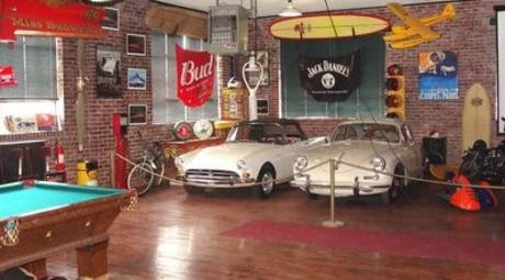 Interior of Hatfield Auto Museum
