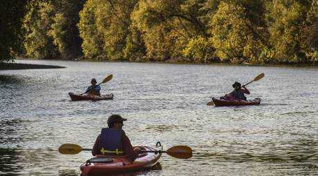 Schuylkill River Kayaking in Fall