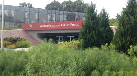 Arrived: Visitors Center at Valley Forge