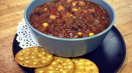 Vegan Chili from the Allways Cafe
