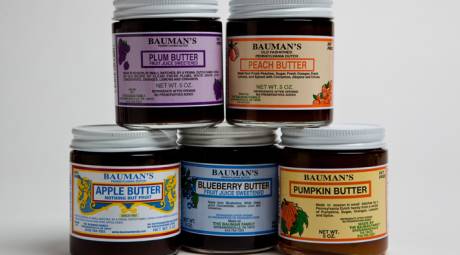 BAUMAN'S FAMILY PA DUTCH FRUIT BUTTERS AND CIDER
