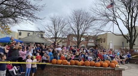 Crowd at Fall Jawn in Jenkintown