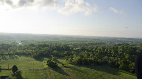 Shot from air balloon