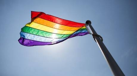 pride flag raising