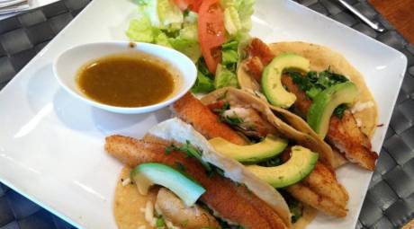 El Sarape Seafood Tacos