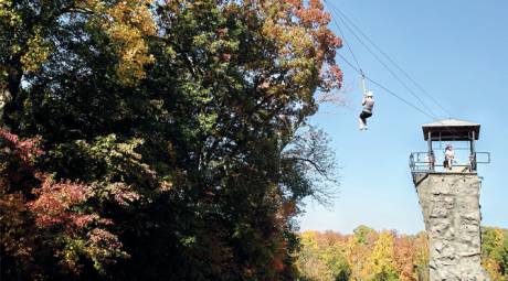 Fall Foliage - Unique Ways - Zipline