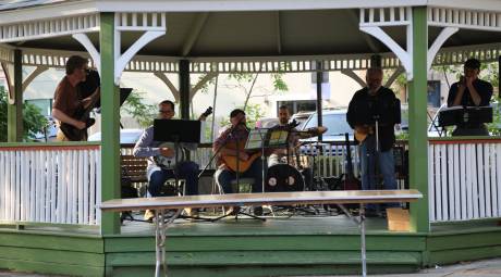 Band plays at Jenkintown Square Summer Concert Series