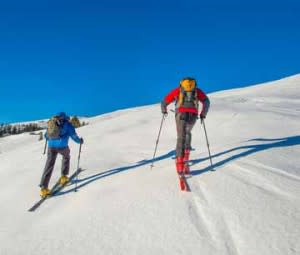 Skinning Uphill Blue Sky | SHutterstock Image