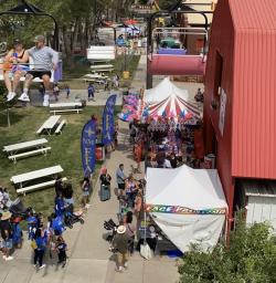 View from the Skyride at the 2022 New Mexico State Fair