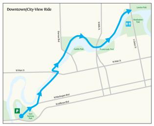City View Trail Ride Itinerary