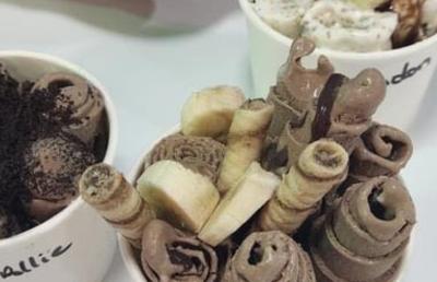 Curly Rolled Ice Cream