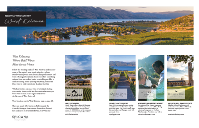 BC Touring Guide 2025 - West Kelowna