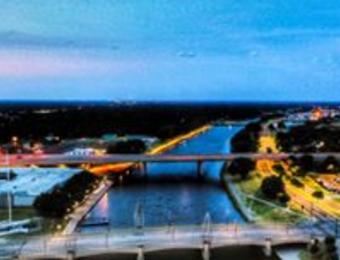 Drone-tography Arkansas River Visit Wichita