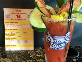 Stearmen Bar/Grill Bloody Mary Visit Wichita