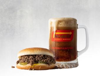 Root Beer with Burger