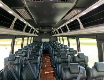 Interior Charter Bus