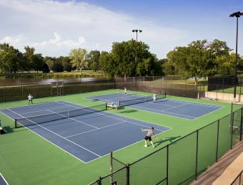 Ralph Wulz Riverside Tennis Court Game