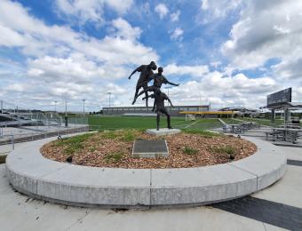 Stryker Sports Complex Statue