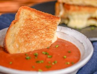 Tomato Soup with Sandwich