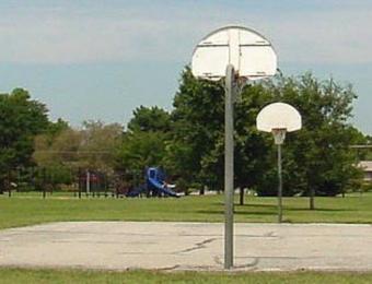 Basketball Courts at Osage Park Wichita