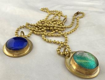 Jewelry designed by Karen Karg. You can find these pieces and more of her creations at Karg Art Glass.