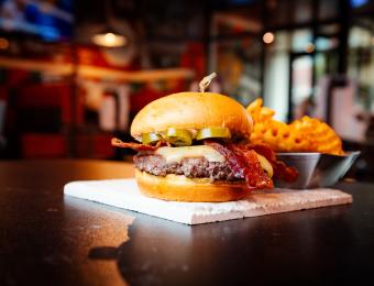 Jalapeño Cream Cheese Kobe Burger
