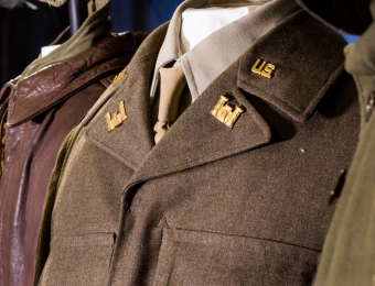 World War II Military Uniforms on Exhibit