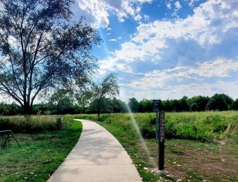 Walking Path at Swanson Park Wichita