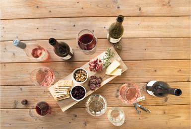 Food and wine pairing at Stoller Family Estate