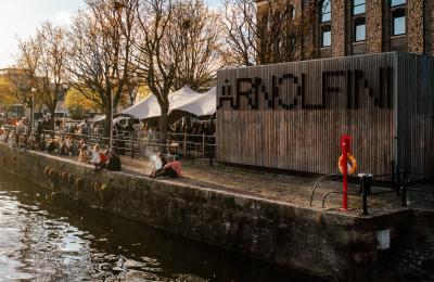 The exterior of the Arnolfini Harbourside Bar in Bristol - credit Arnolfini Bristol