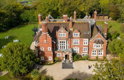 Berwick Lodge Aerial view - CREDIT Richard Lewis Photography
