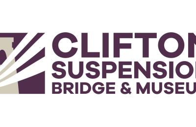 Purple logo for Clifton Suspension Bridge & Museum